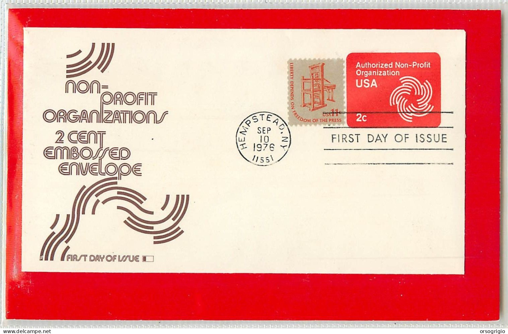 USA - Intero Postale - Ganzsachen - Stationery -  Authorized Non-profit  2c. - 1961-80