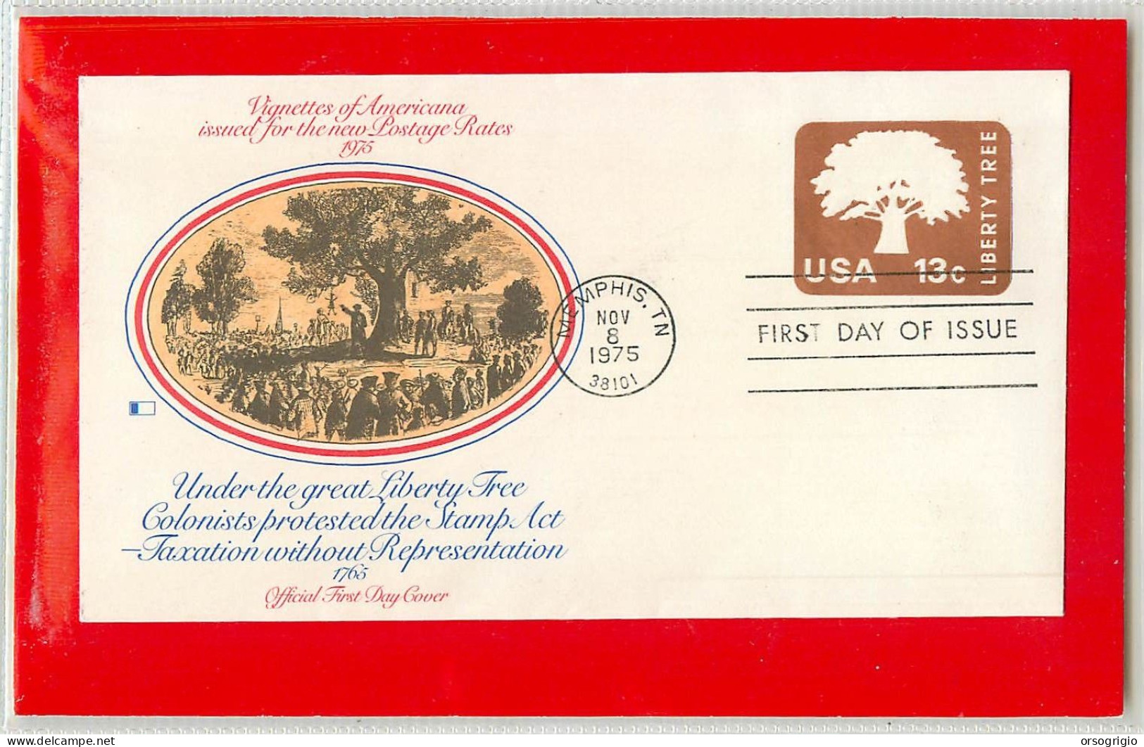 USA - Intero Postale - Ganzsachen - Stationery -  Liberty Tree  13c. - 1961-80