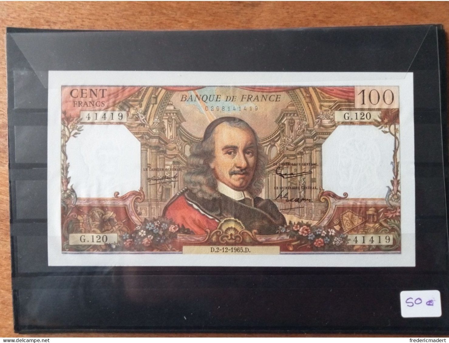 Billet De 100F Du 02/12/1965 - 100 F 1964-1979 ''Corneille''