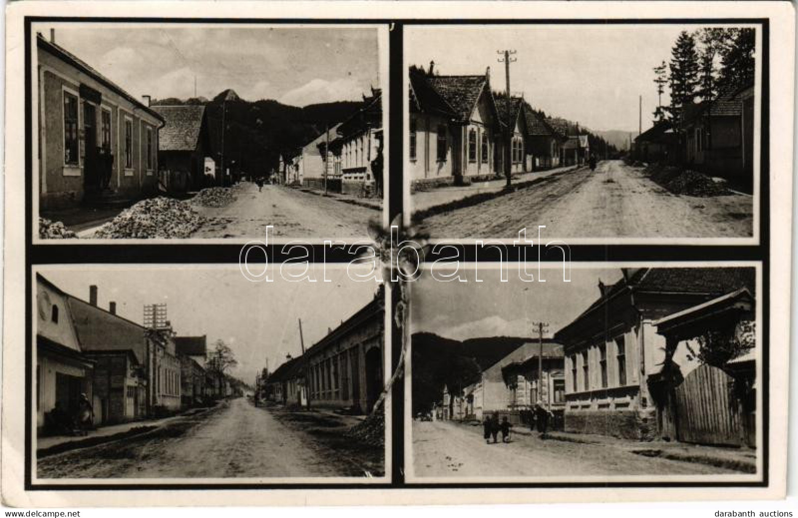 T2/T3 1944 Gyergyótölgyes, Tölgyes, Tulghes, Tulghies; Utcák / Streets (EK) - Non Classés