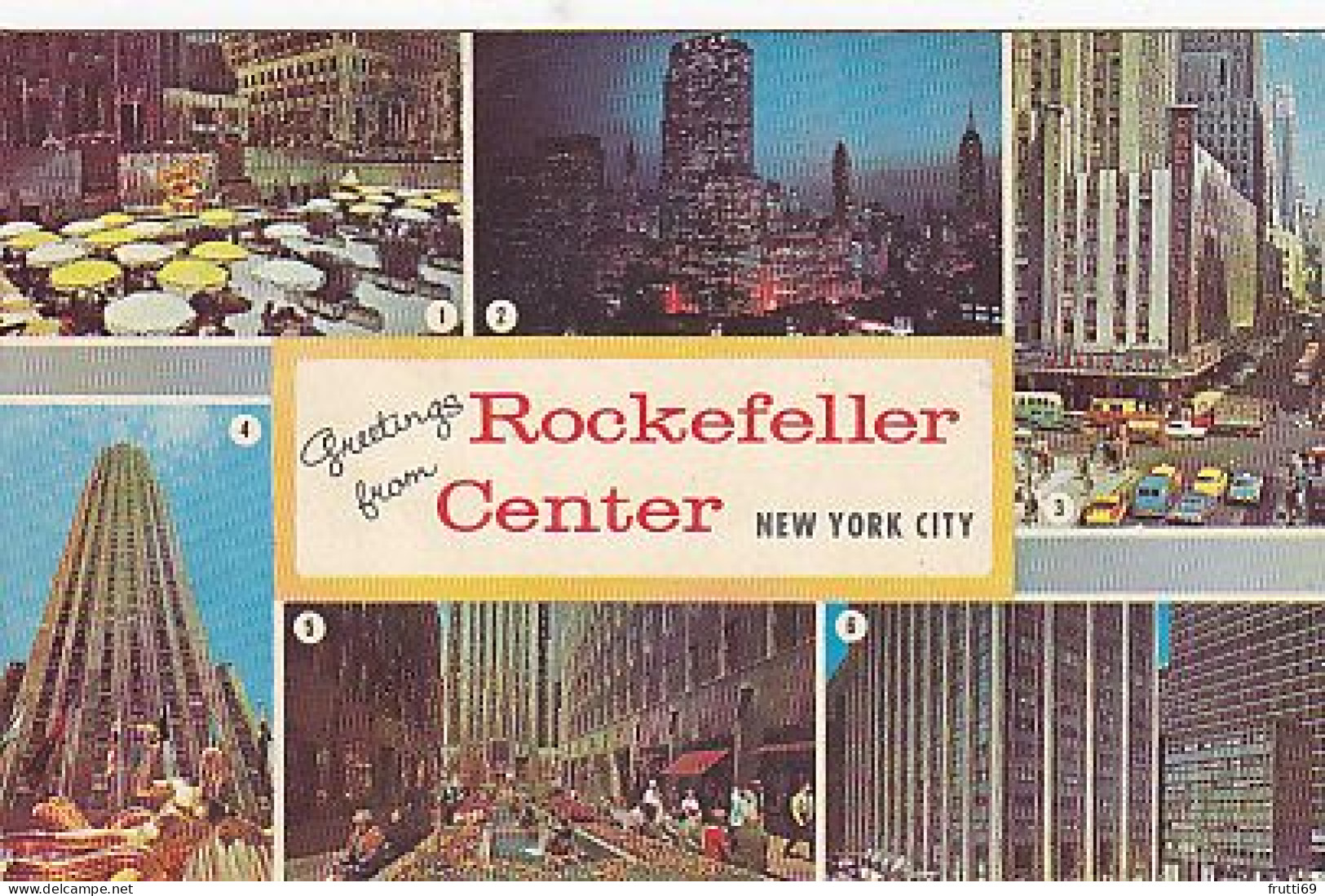 AK 182248 USA - New York City - Rockefeller Center - Mehransichten, Panoramakarten