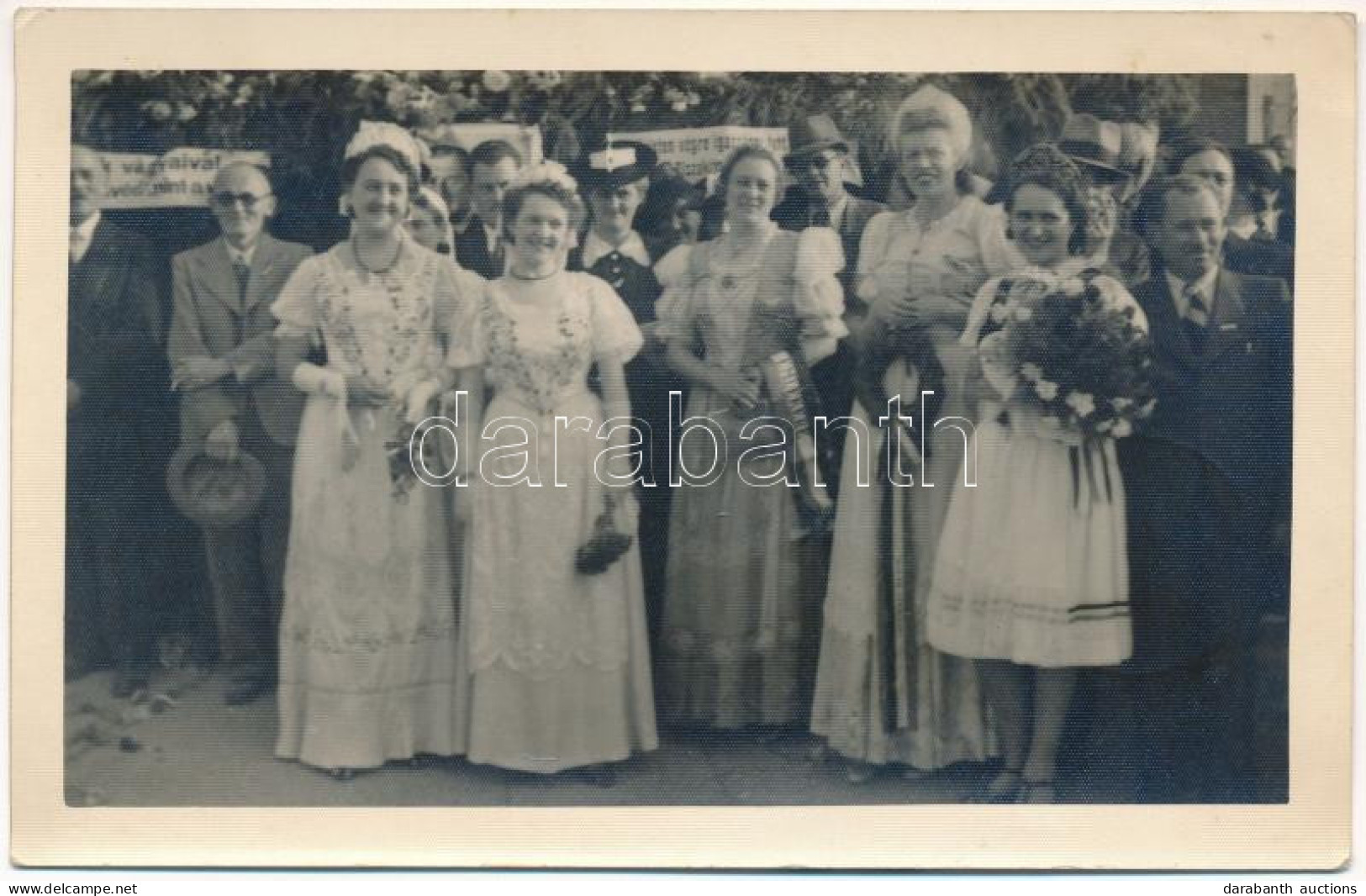 T2/T3 1940 Zilah, Zalau; Bevonulás, Nőegylet Tagjai / Entry Of The Hungarian Troops, Women's Association. Photo (EK) - Non Classés