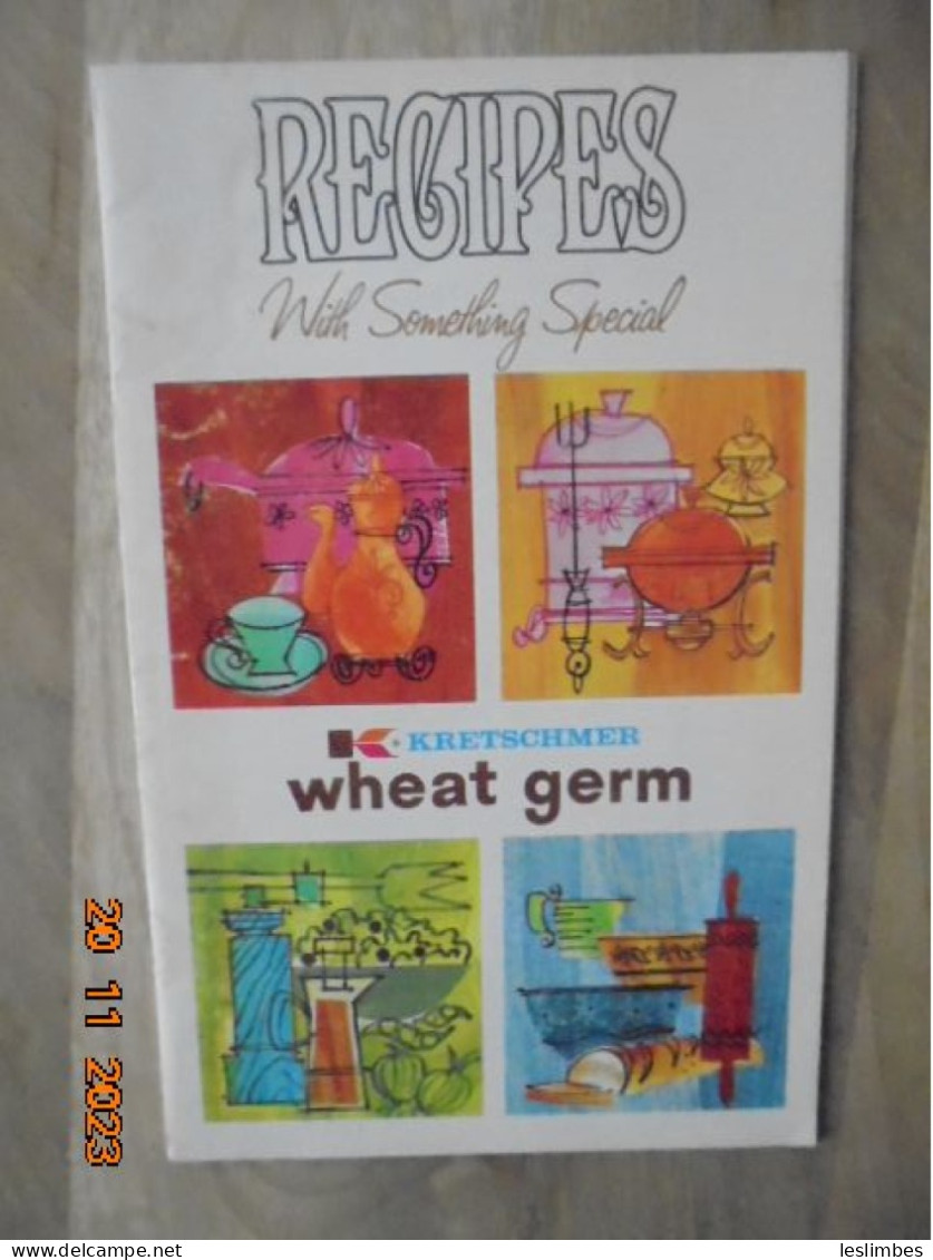 Recipes With Something Special: Kretschmer Wheat Germ 1970 - Americana