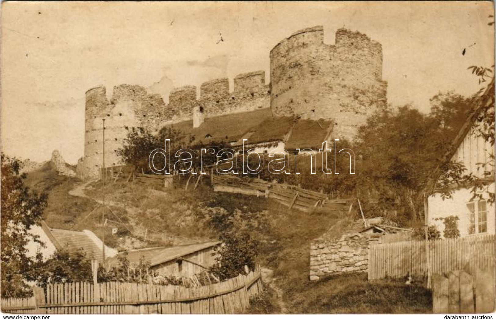 * T2/T3 Dévény, Theben A. D. Donau, Devín (Pozsony, Bratislava); Várrom / Castle Ruins. Karl Körper Photo (fl) - Ohne Zuordnung