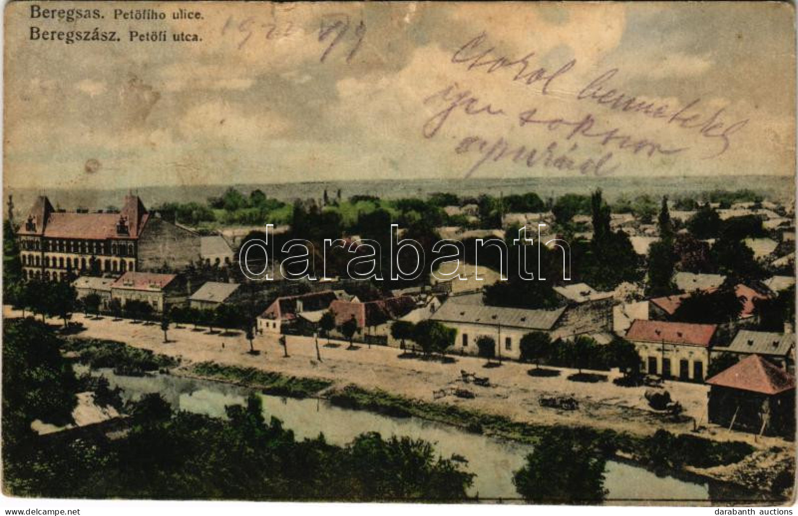 * T3 Beregszász, Beregovo, Berehove; Petőfi Utca / Street (szakadás / Tear) - Ohne Zuordnung