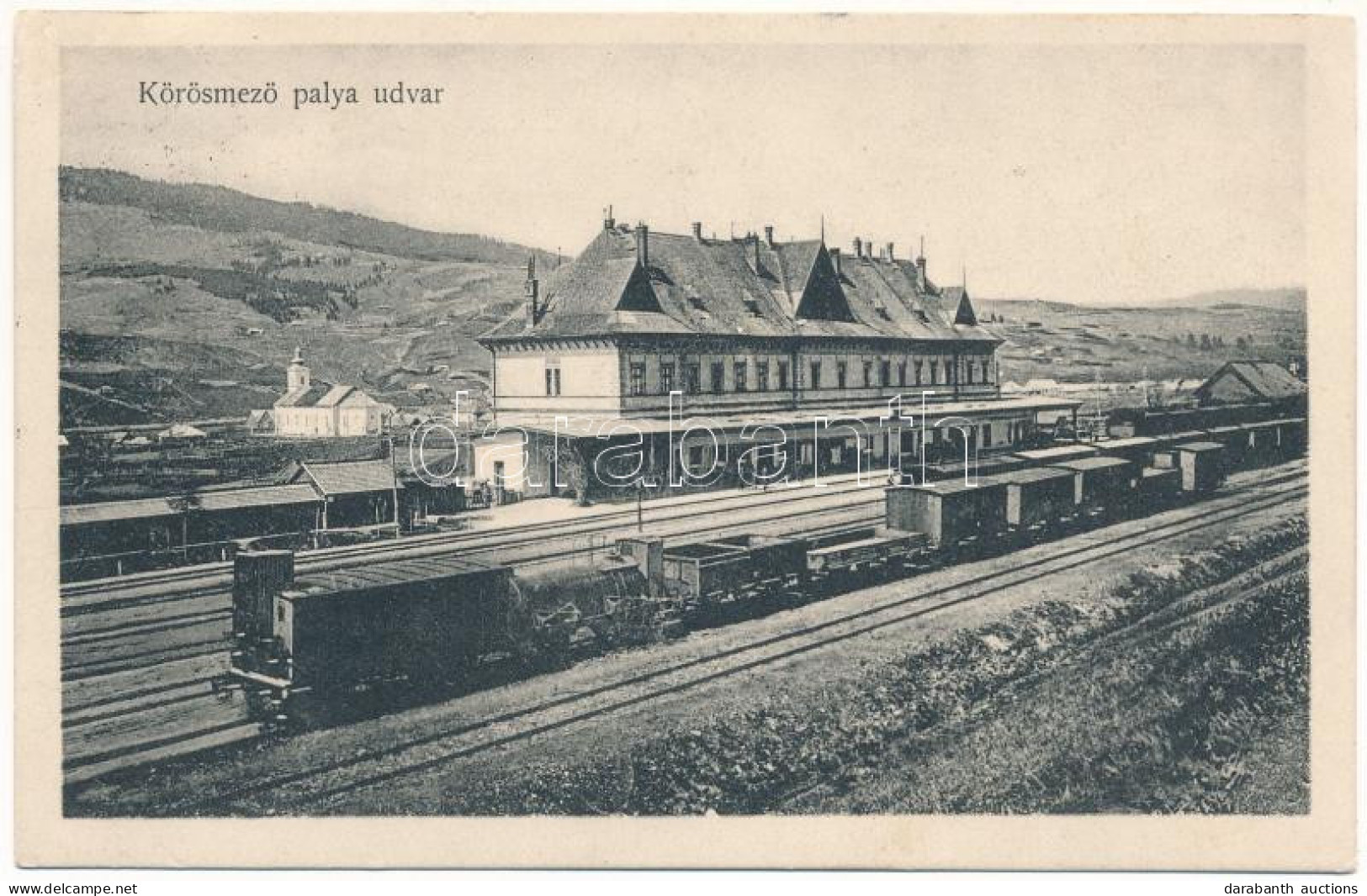 T2 1915 Kőrösmező, Körösmező, Jaszinya, Jasina, Yasinia; Vasútállomás, Vonatok / Railway Station, Trains - Unclassified