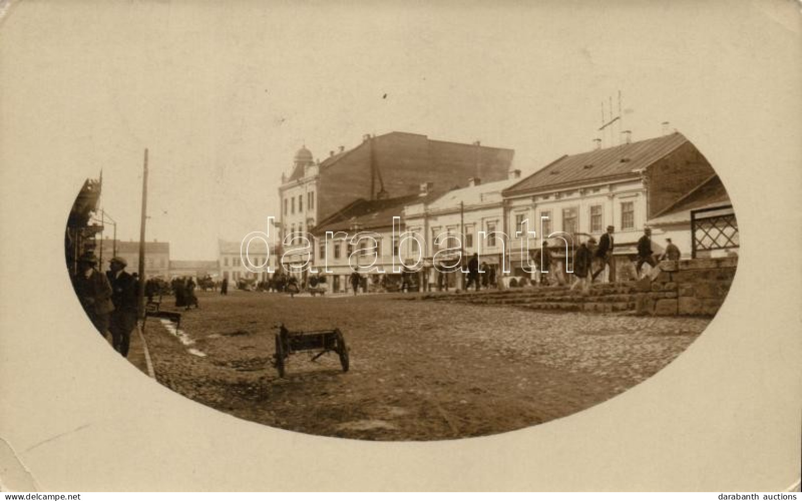 ** T3 Ungvár, Kossuth Tér, Fried Bérpalota, üzletek / Square, Palace, Shops, Photo (fa) - Unclassified