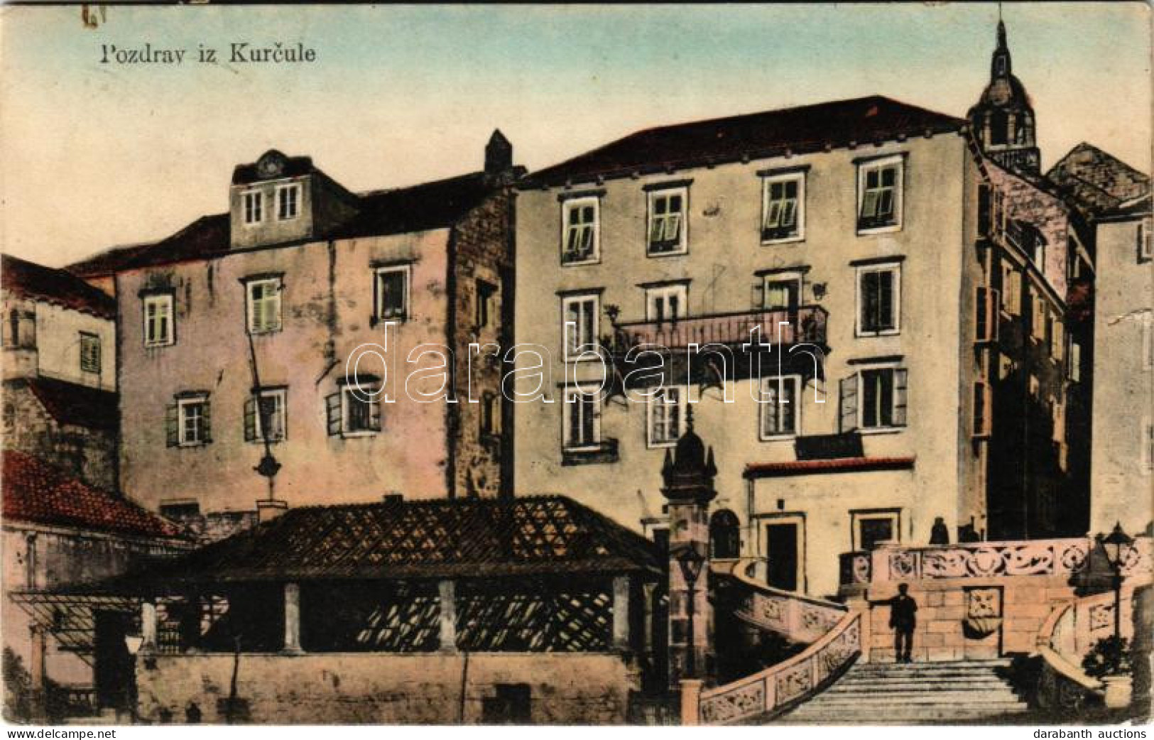 T2/T3 1912 Korcula, Curzola; Pozdrav Iz Kurcule (szakadás / Tear) - Unclassified