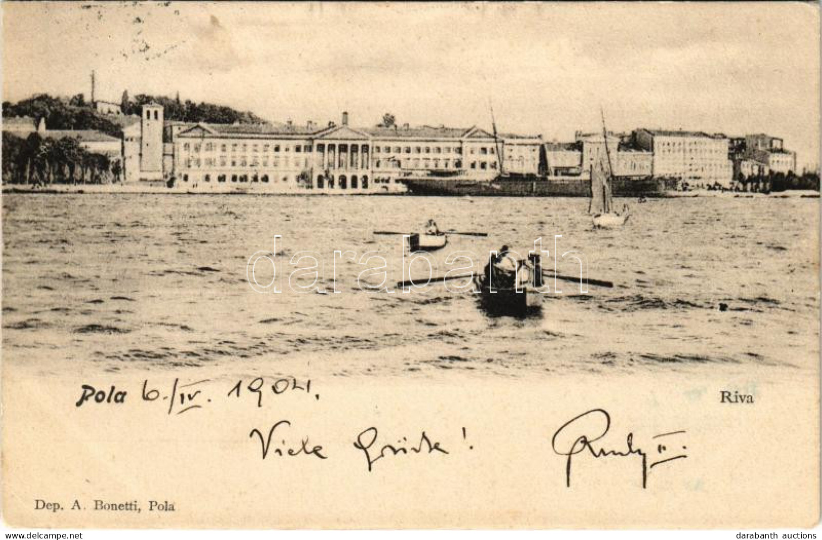 T2/T3 1904 Pola, Pula; Riva. Dep. A. Bonetti (EK) - Ohne Zuordnung