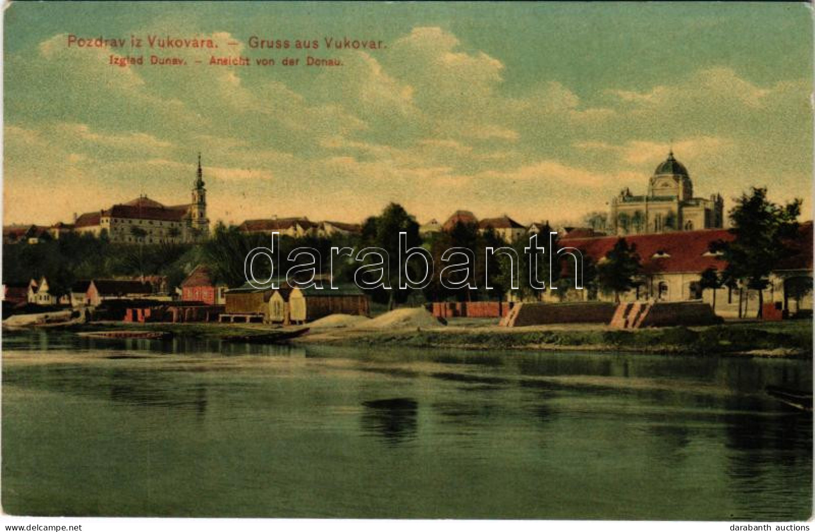 T2 1910 Vukovár, Izgled Dunav / Danube Riverside - Non Classés