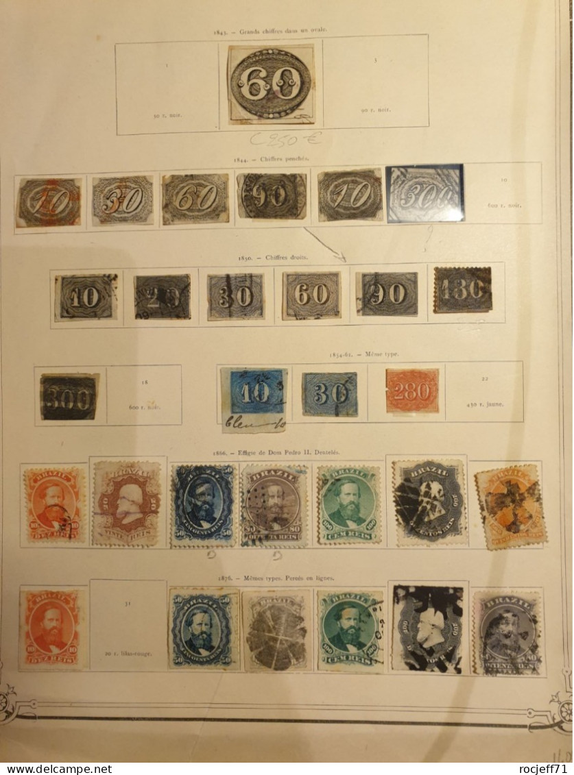 11 - 23 // Bresil - Belle Collection De 1843 à 1899 - Cote : 2500 Euros //   15 Scans - Used Stamps