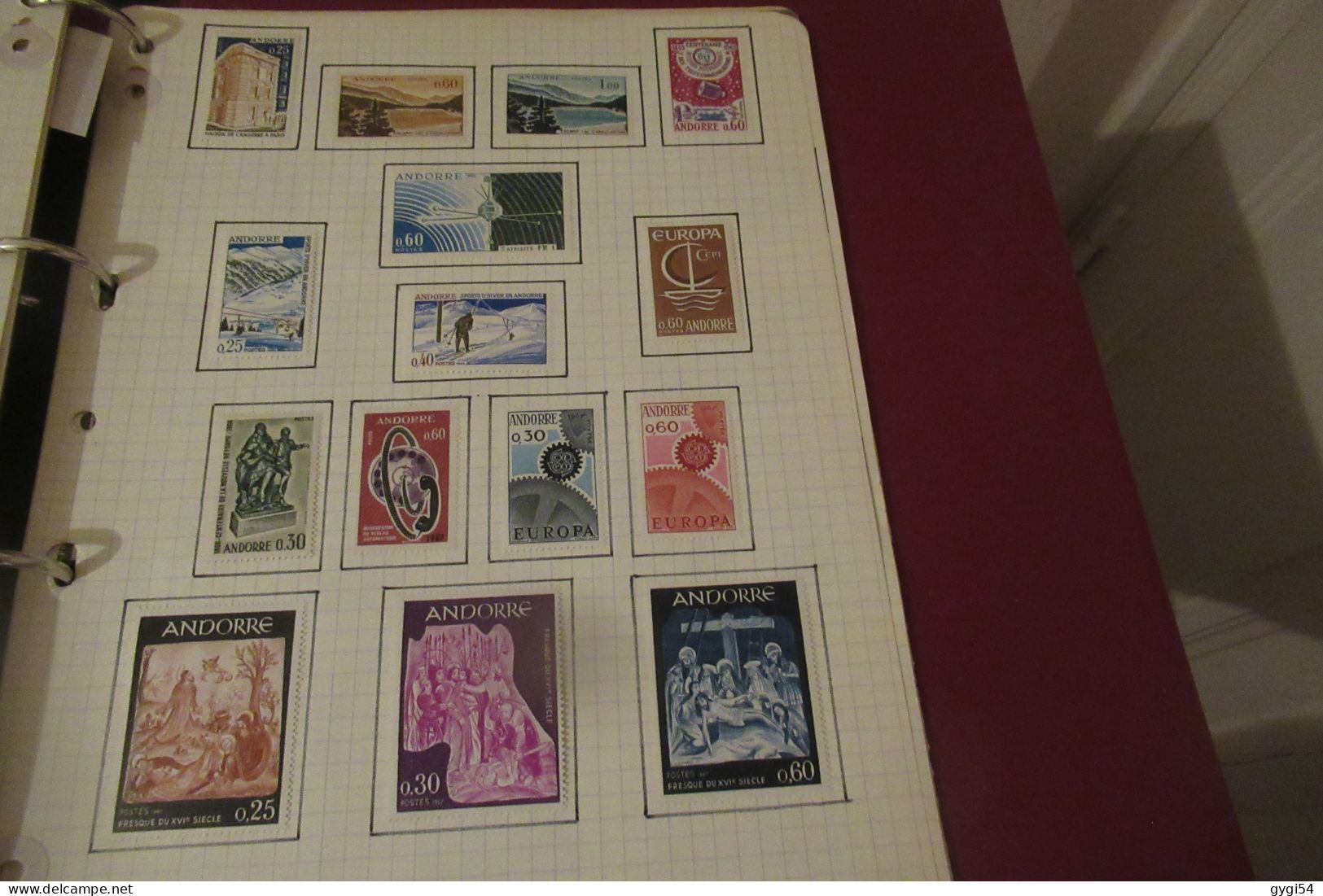 ANDORRE    LOT    LETTRES ET TIMBRES - Collections