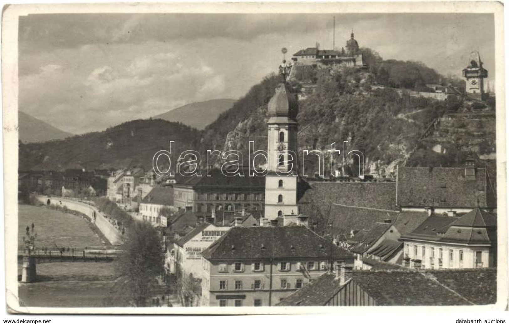 * T2/T3 Graz, Mur-Schlossberg, Buchdrucker / Castle, Press (EK) - Zonder Classificatie