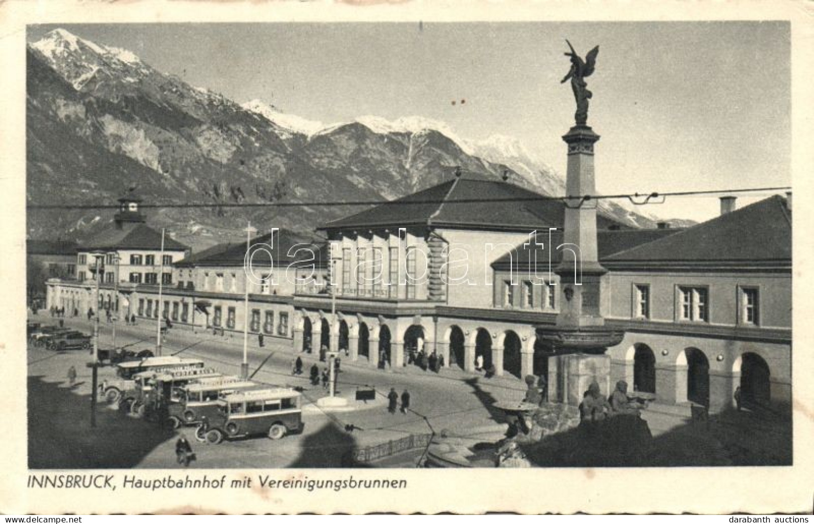 T3 Innsbruck Main Railway Station With Autobus Station (Rb) - Non Classés