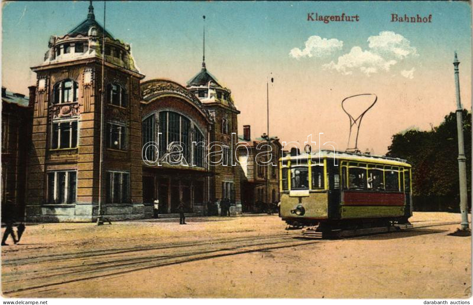 * T3 1913 Klagenfurt, Bahnhof / Railway Station, Tram (Rb) - Non Classés