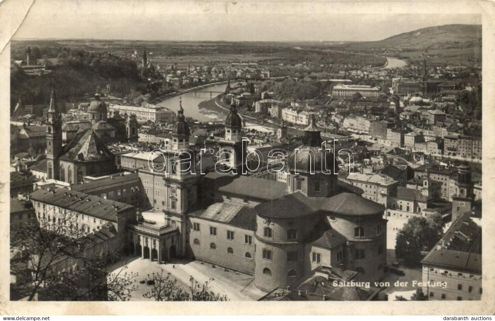 * T3/T4 Salzburg, Von Der Festung / View From The Fortress (kis Szakadás / Small Tear) - Non Classés