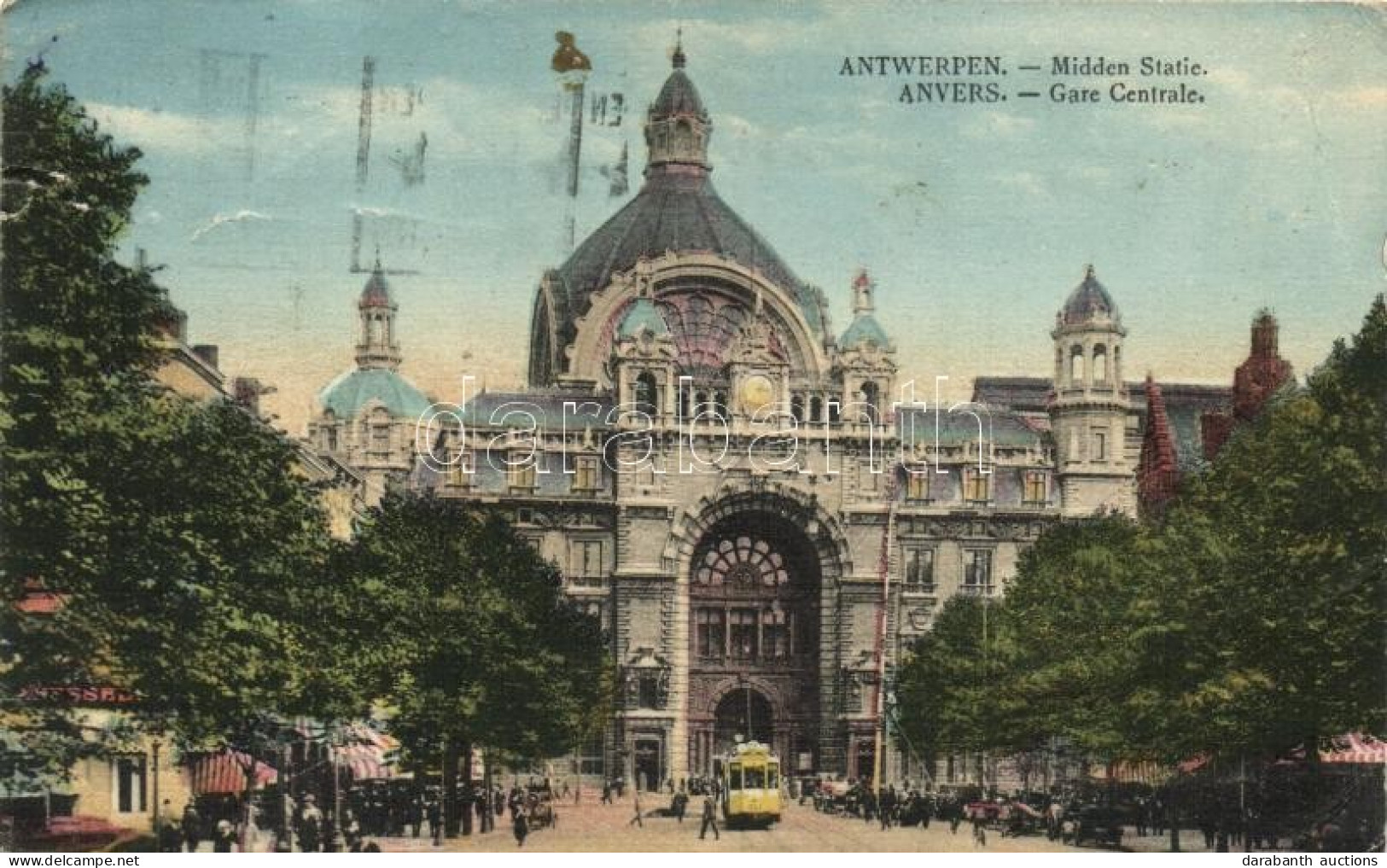 * T4 Antwerpen, Antwerp; Midden Statie / Central Railway Station, Tram (b) - Zonder Classificatie