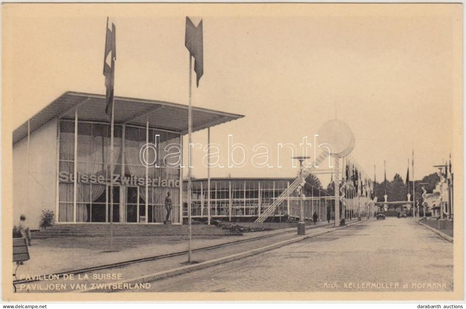 ** T1 1935 Brussels, Bruxelles; Exposition, Pavillon De La Suisse / Switzerland Pavilion - Unclassified