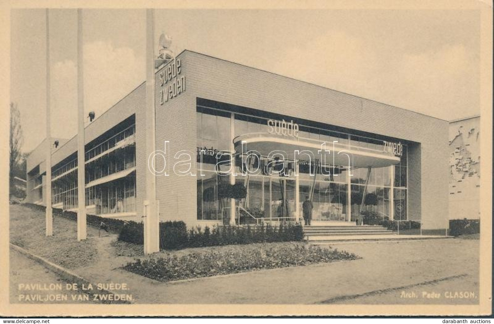 ** T1 1935 Brussels, Bruxelles; Exposition, Swedish Pavilion - Unclassified