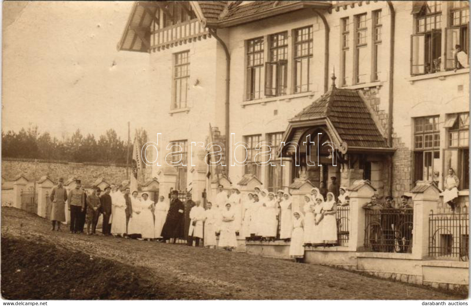 ** T4 Sofia, Sophia, Sofiya; Ulice Oboriste / WWI K.u.K. Military, Soldiers And Nurses. Photo (b) - Zonder Classificatie