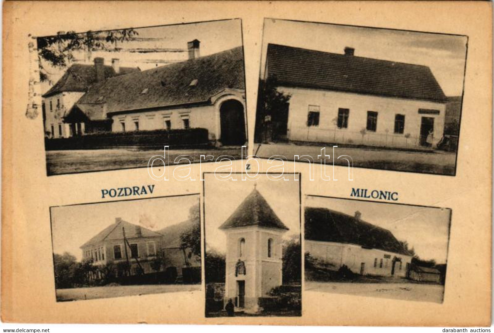T2/T3 1924 Milonice, Multi-view Postcard - Non Classés
