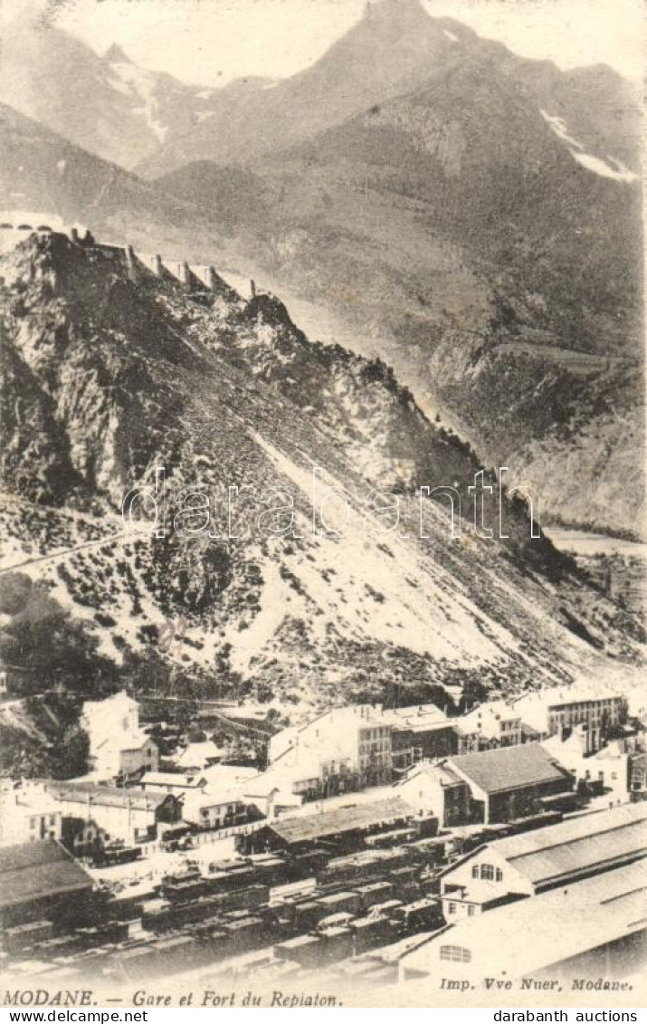 ** T4 Modane, Gare Et Fort Du Replaton / Railway Station, Franco-Italian Border, French Fortress (cut) - Non Classificati