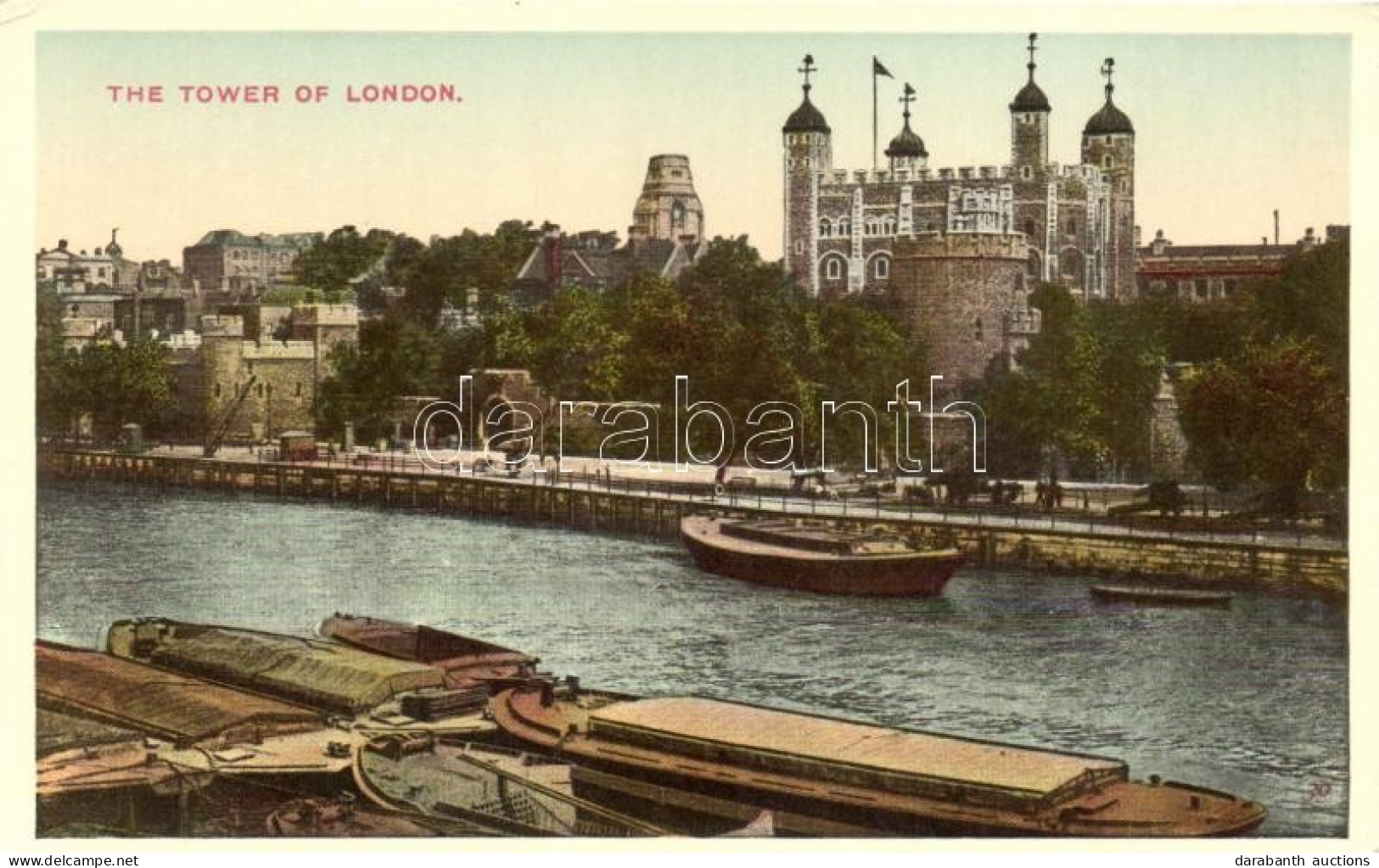 ** T2/T3 London, Tower Of London, Boats (EK) - Ohne Zuordnung