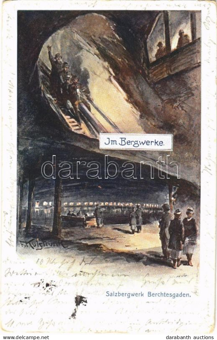 T3 1903 Berchtesgaden, Salzbergwerk, Im Bergwerke / Salt Mine Interior (EB) - Non Classés