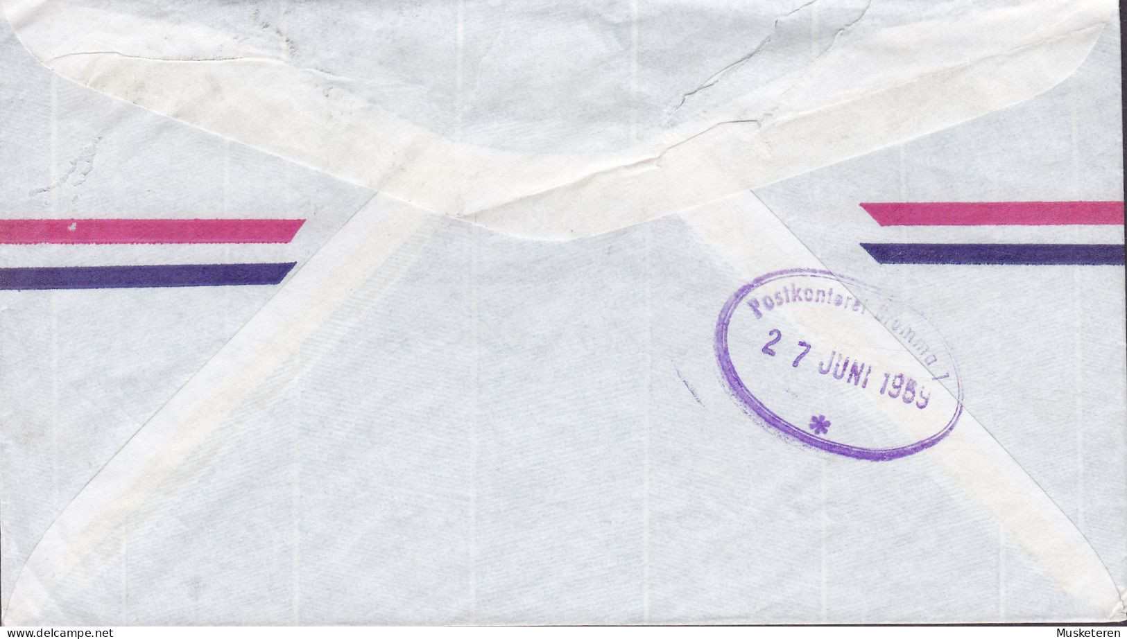 United States Air Mail Special Delivery BAY VILLAGE Ohio 1959 Cover Lettre BROMMA (Arr.) Sweden (2 Scans) - Express & Einschreiben