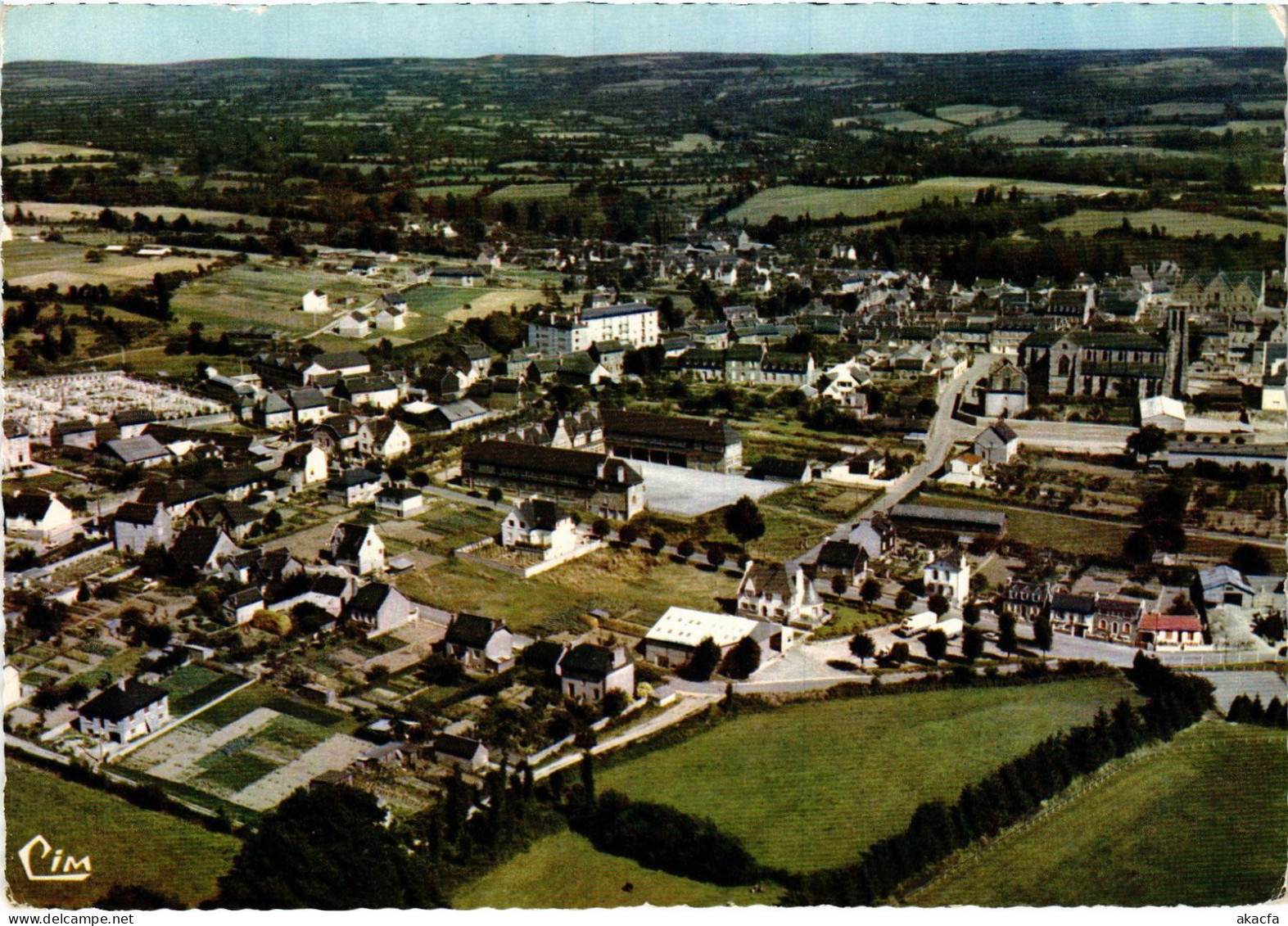 CPM Callac Vue Générale Aérienne (1181311) - Callac