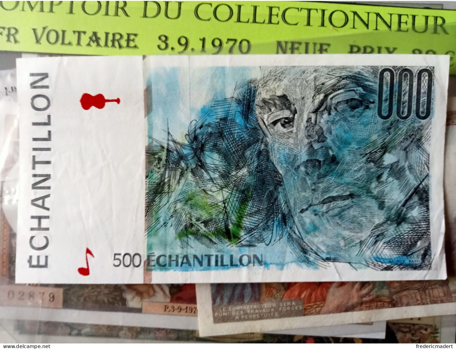 Billet De 00F Echantillon 500 - Fictifs & Spécimens