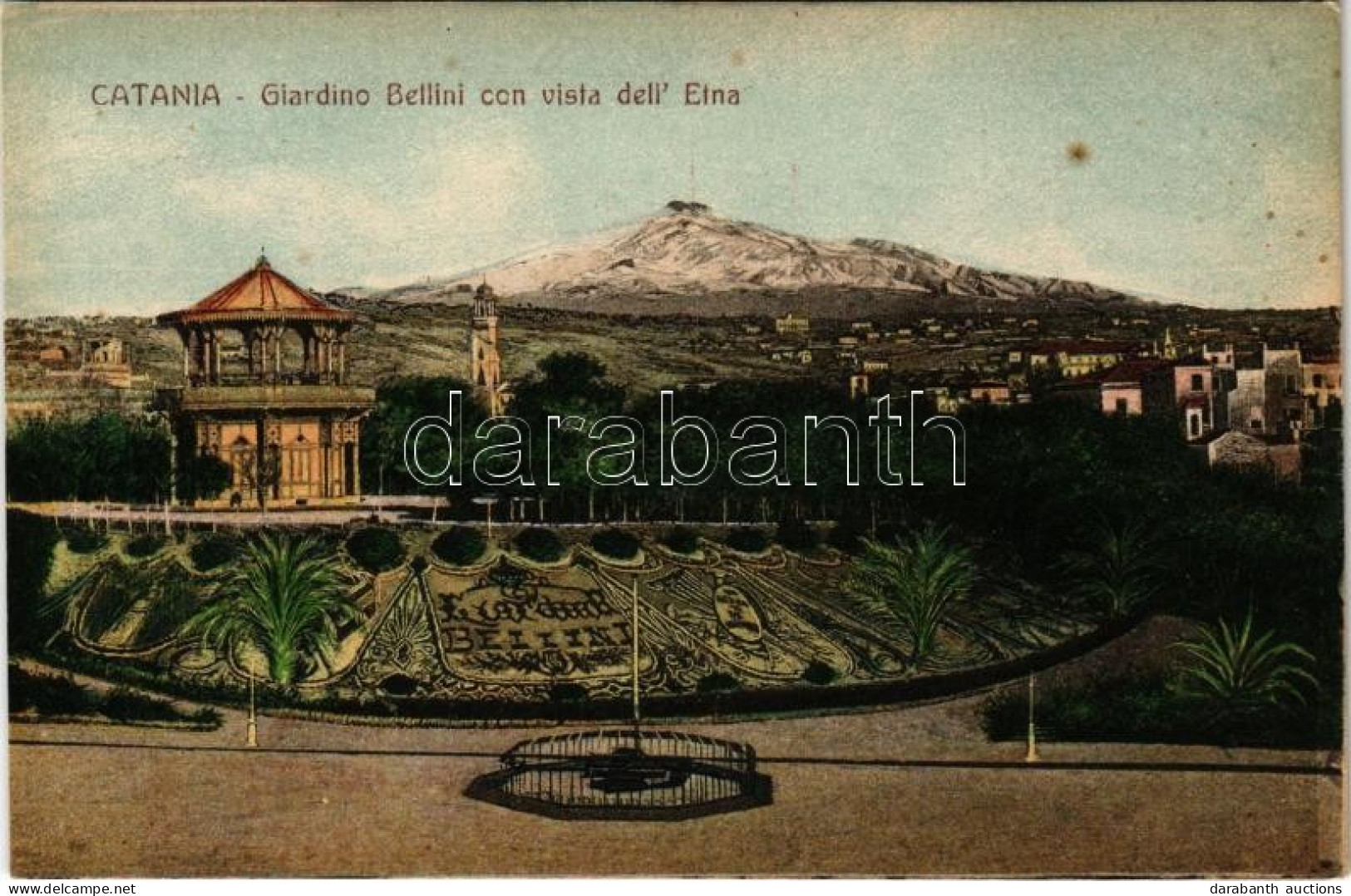 ** T2 Catania, Giardino Bellini Con Vista Dell' Etna / Garden, Park, Mount Etna - Non Classés