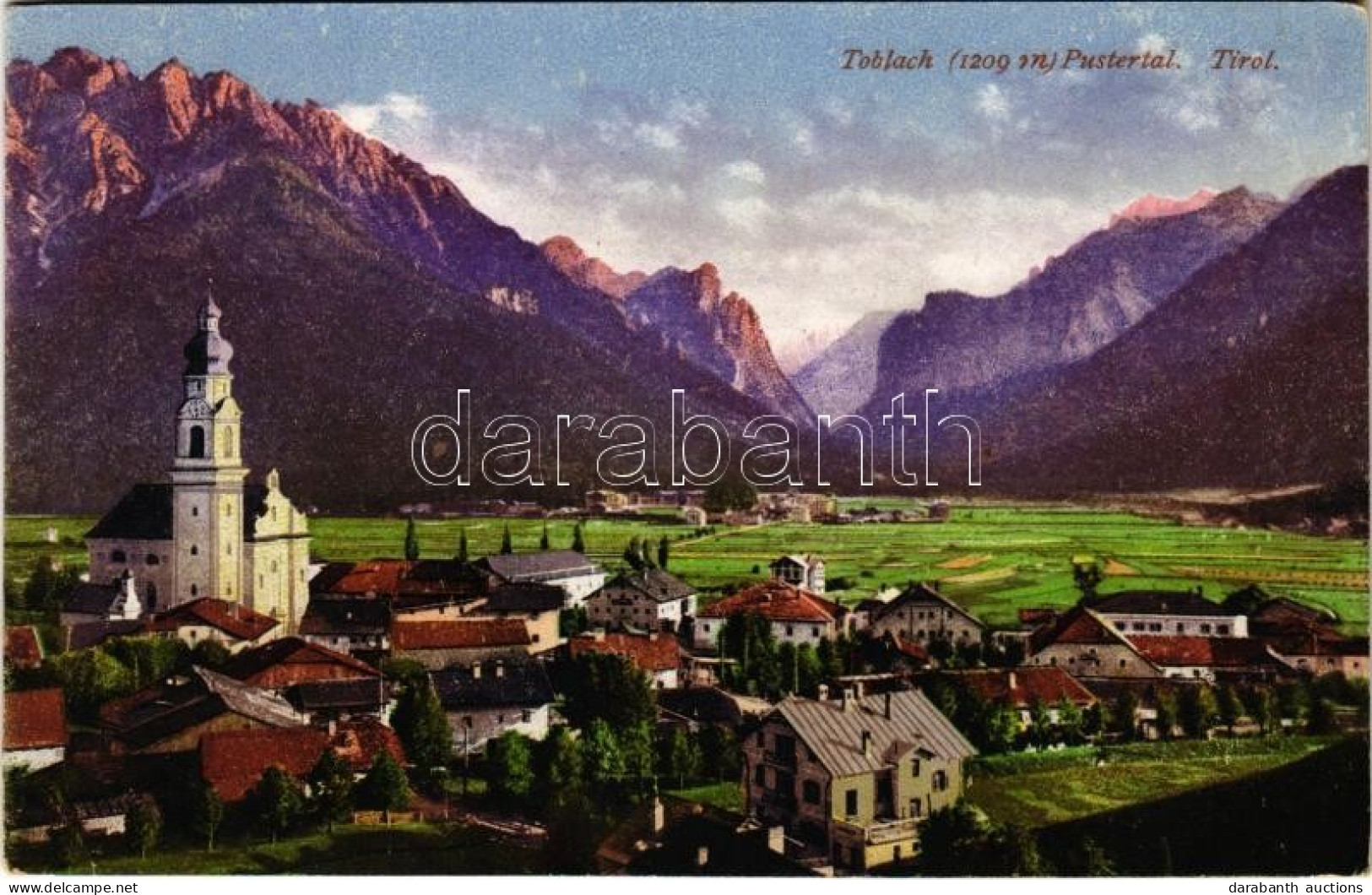 ** T2/T3 Dobbiaco, Toblach (Südtirol); General View. Joh. F. Amonn (EK) - Sin Clasificación