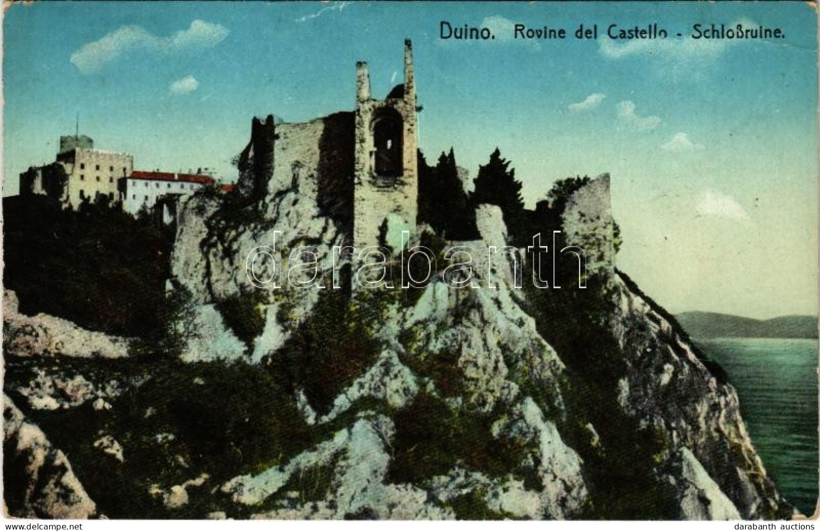 T2/T3 1916 Duino, Rovine Del Castello / Schloßruine / Castle Ruins (EK) - Sin Clasificación