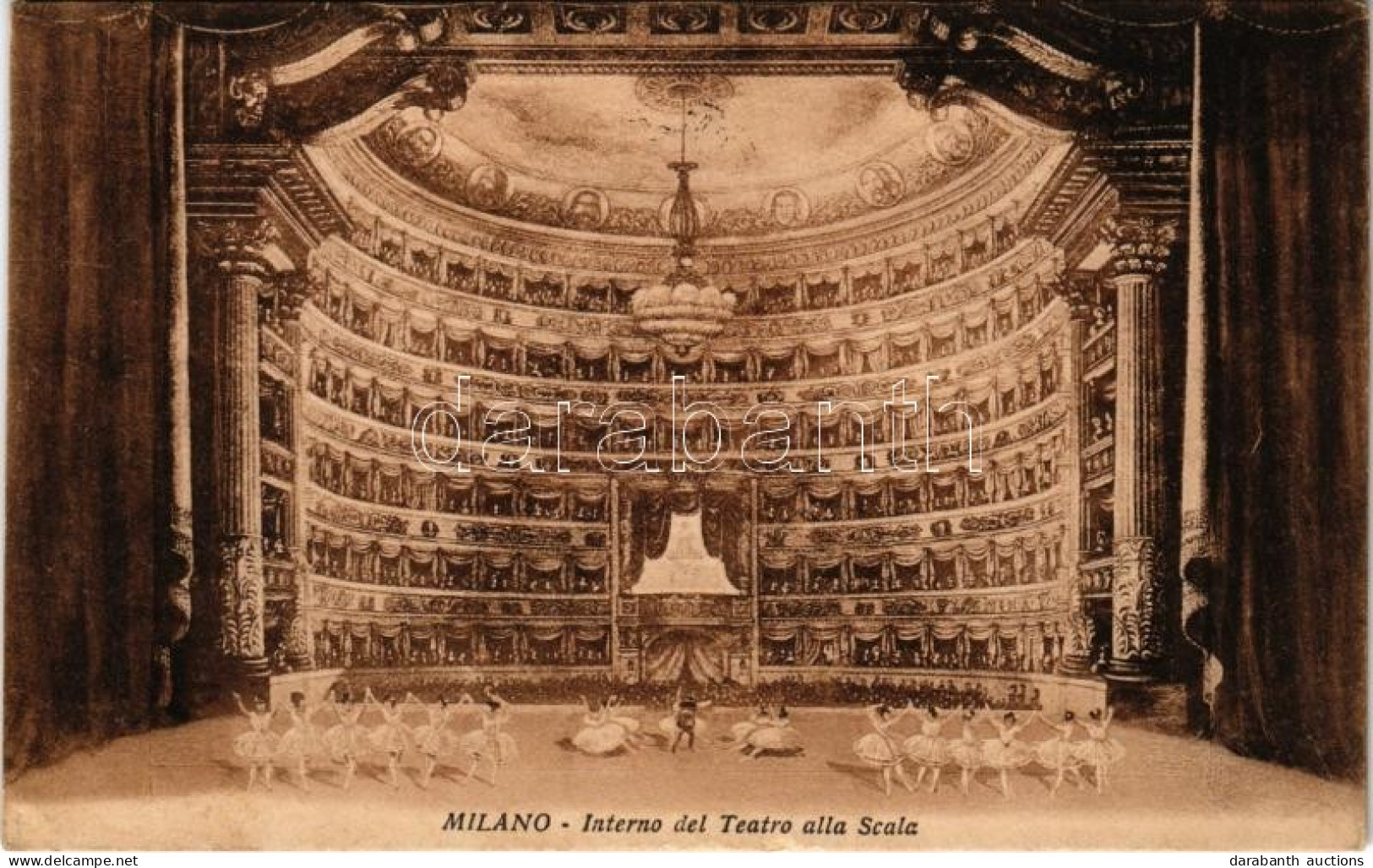 T2 Milano, Milan; Interno Del Teatro Alla Scala / Theatre, Opera House, Interior, Ballet - Zonder Classificatie