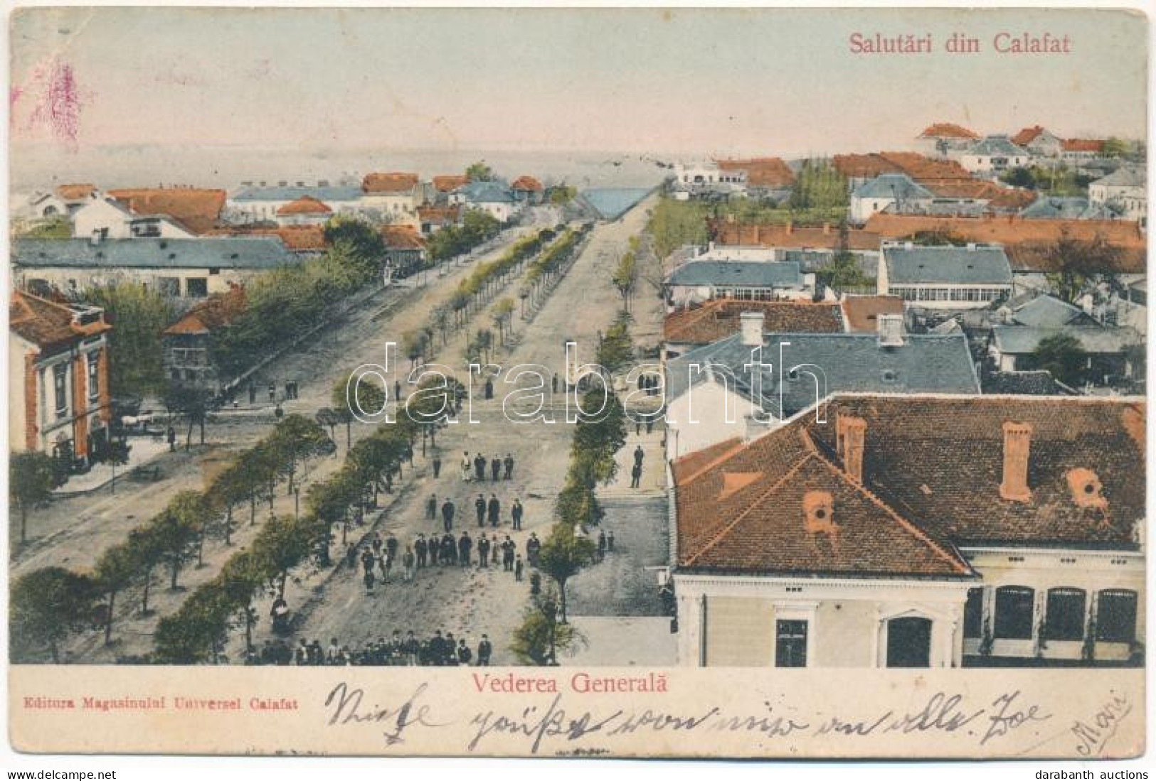 * T3/T4 1907 Calafat (Dolj), Vederea Generala / Main Square (Rb) - Unclassified