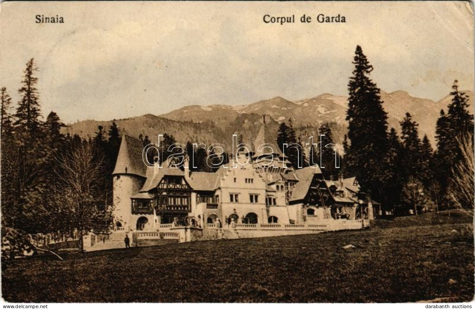 T2/T3 1911 Sinaia, Corpul De Garda / Garrison, Castle (EK) - Ohne Zuordnung