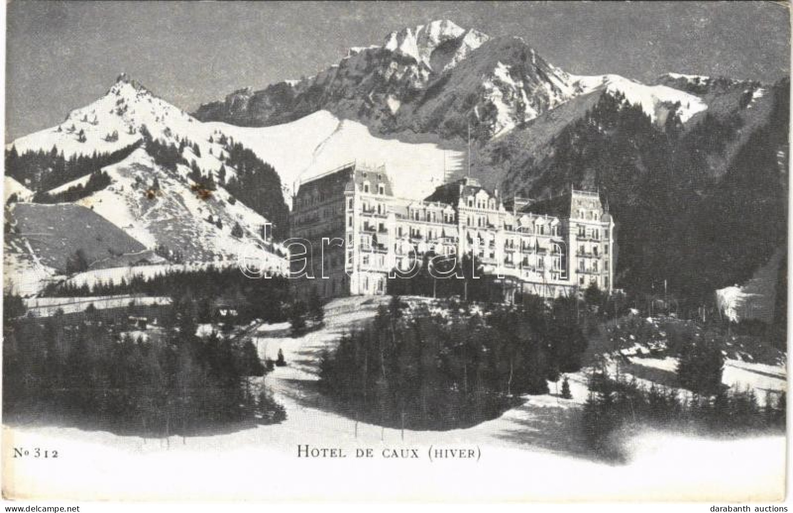 ** T2 Caux, Hotel De Caux (Hiver) / Hotel In Winter - Non Classés