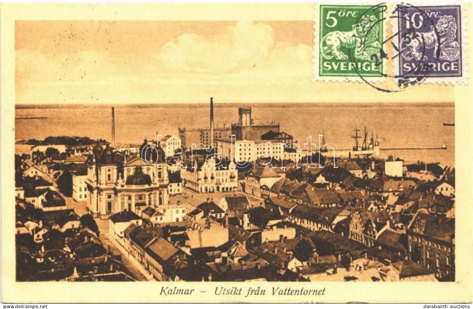 T2/T3 1932 Kalmar, Utskikt Fran Vattentornet / General View From The Water Tower. TCV Card (EK) - Zonder Classificatie