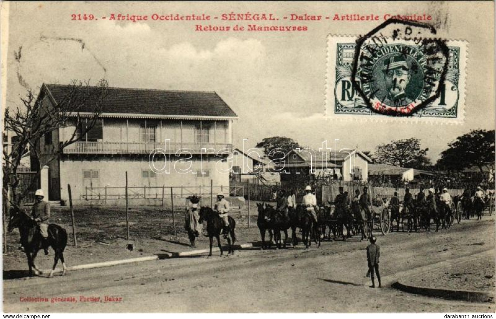 * T1 Dakar, Artillerie Coloniale Retour De Manoeuvres / Colonial Artillery Return - Sin Clasificación