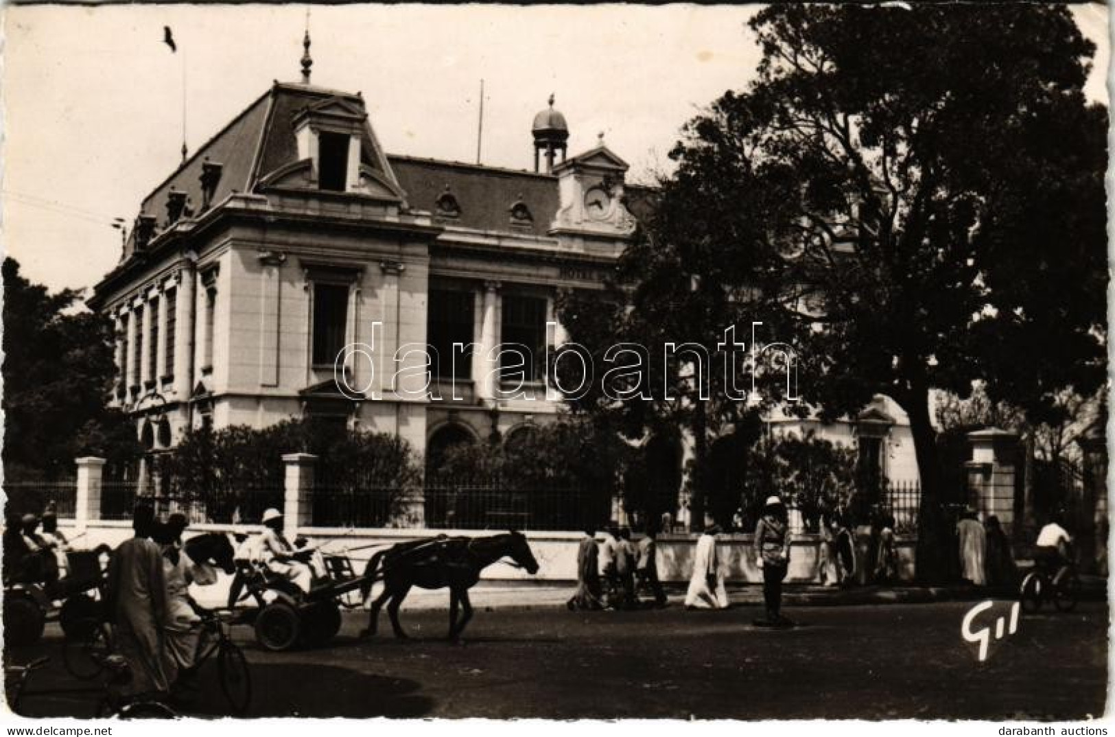 * T1 Dakar, L'Hotel De Ville / Town Hall, Horse-drawn Carriage, Photo - Zonder Classificatie