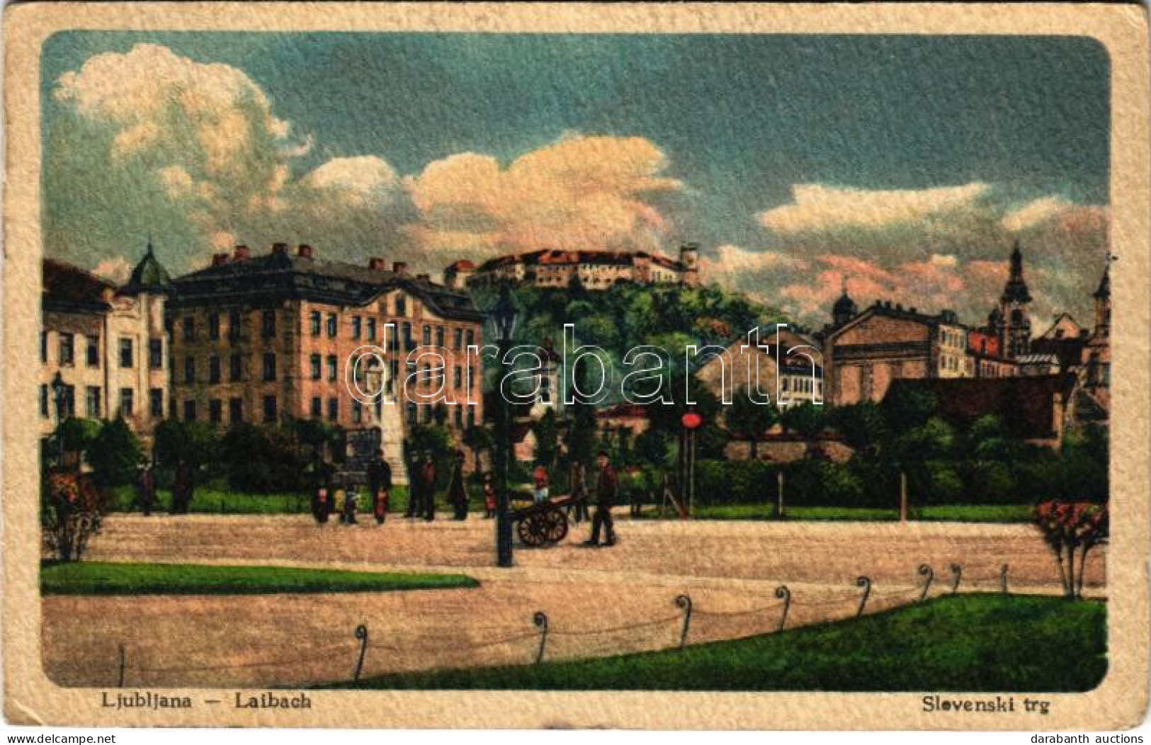 T2/T3 Ljubljana, Laibach; Slovenski Trg / Square (EK) - Non Classés