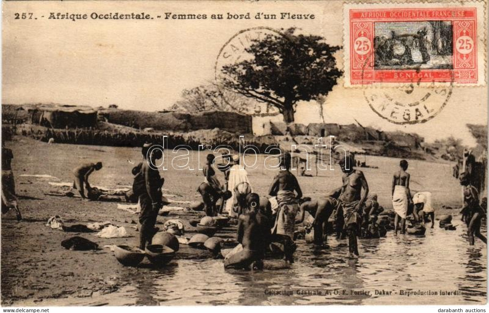 T2/T3 Femmes Au Bord D'un Fleuve / Woman By A River, African Folklore, TCV Card (fa) - Unclassified