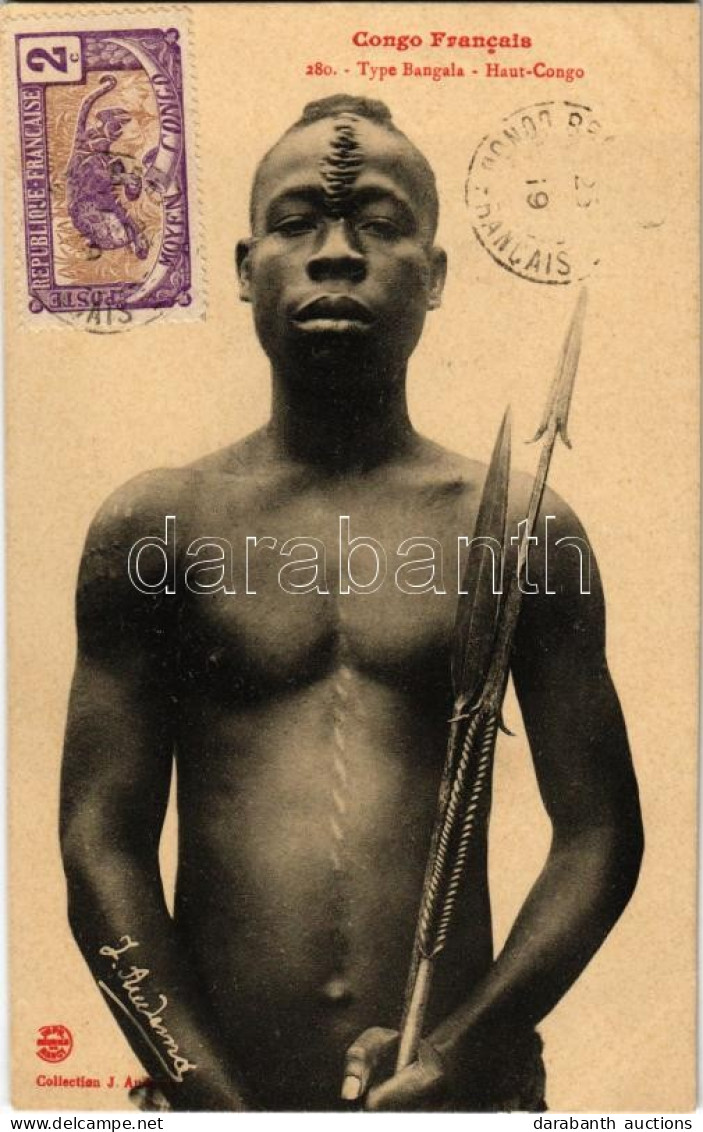 * T1 Haut-Congo, Type Bangala / Native Warrior, African Folklore - Zonder Classificatie