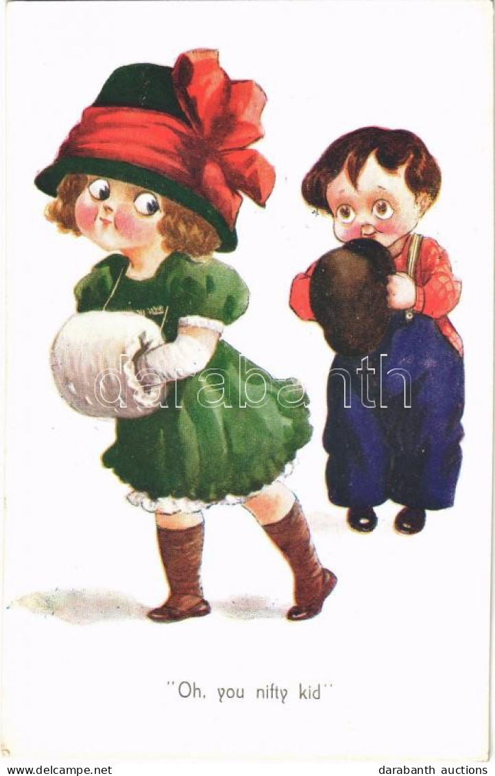 T2 1913 "Oh, You Nitty Kid" Children Art Postcard - Zonder Classificatie