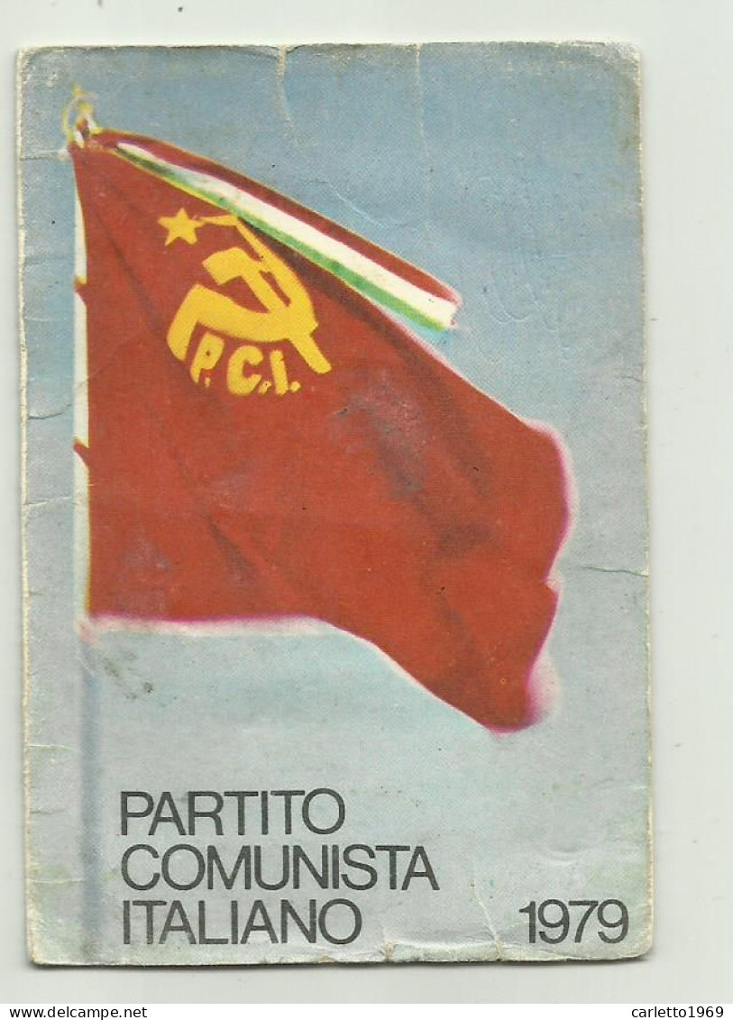 TESSERA PARTITO COMUNISTA 1979 - Mitgliedskarten