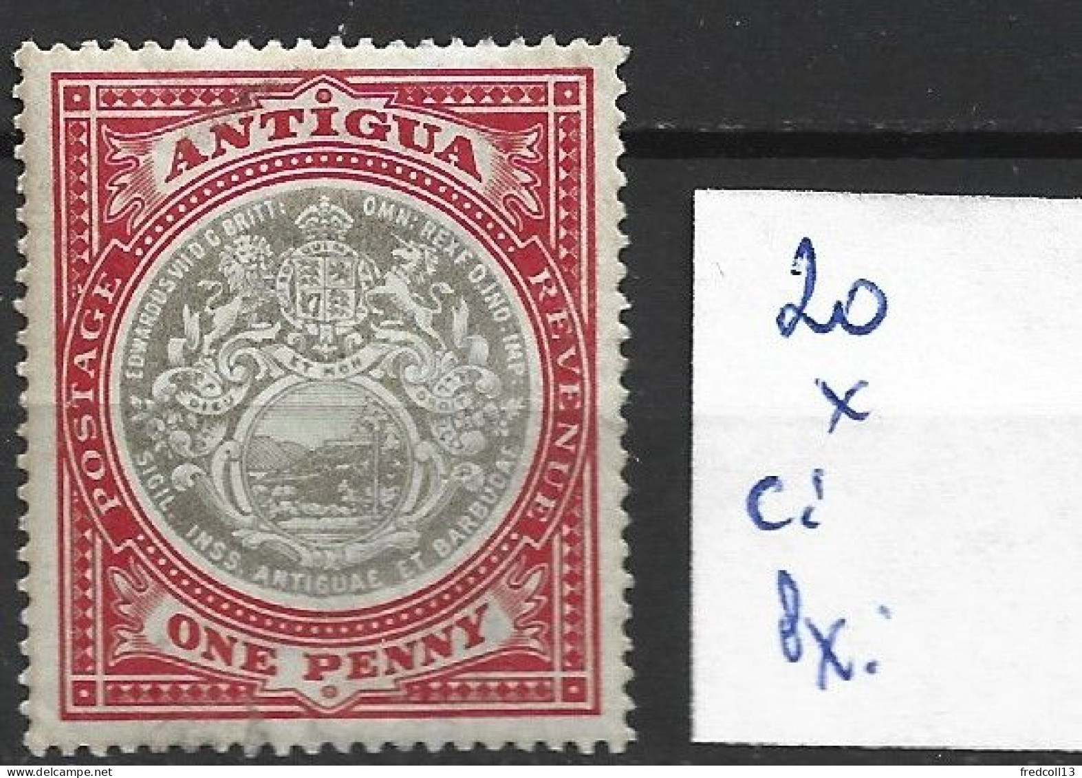 ANTIGUA 20 * Côte 6 € - 1858-1960 Colonia Británica