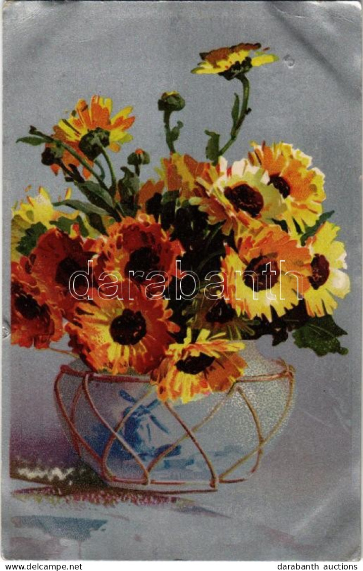 T2/T3 1908 Flowers, Still Life. J. M. & Co. London Series No. 400. Litho (EK) - Ohne Zuordnung