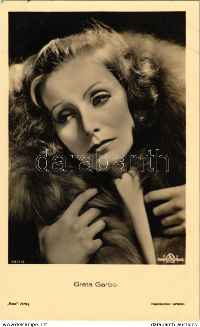 * T1/T2 Greta Garbo. Ross Verlag 5921/2. Metro-Goldwyn-Mayer - Sin Clasificación