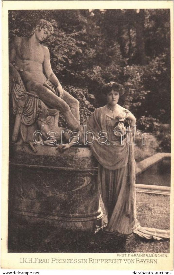 * T2 Frau Prinzessin Rupprecht Von Bayern (Duchess Marie Gabrielle In Bavaria) Phot. F. Grainer - Unclassified